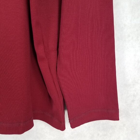 NEW Junction West Men's L V-neck Rubbed Pullover Top in Burgundy Red NWT - Picture 2 of 10
